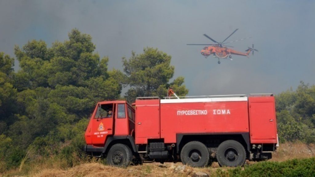 Καλύτερη η εικόνα της φωτιάς στο Παγγαίο, χωρίς ενεργό μέτωπο η πυρκαγιά στο Στεγνό Νέστου